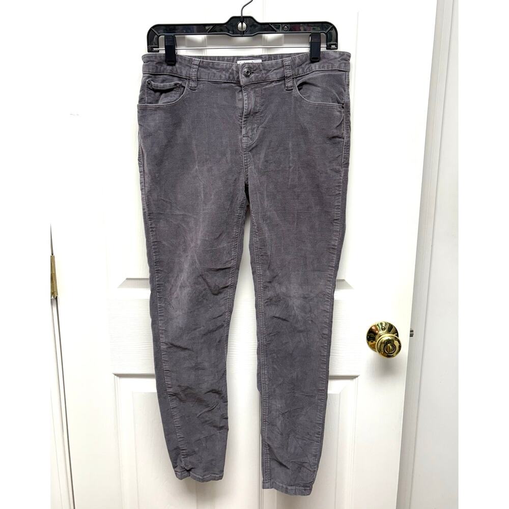 Kensie Jeans, Gray Velvet, Women's Size 10 30 Effortless Ankle